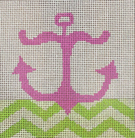 Pink and Lime Anchor
