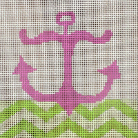 Pink and Lime Anchor