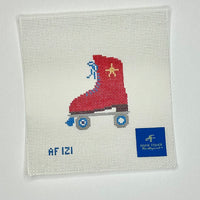 Red Skate with Gold Star