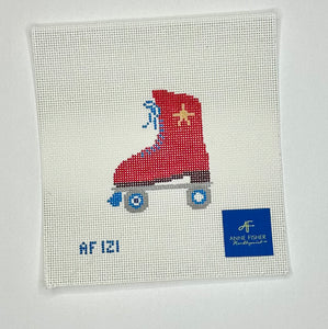 Red Skate with Gold Star