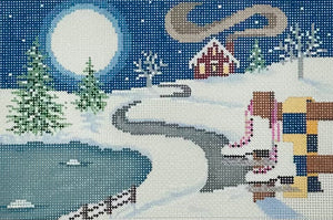 Winter Scene with stitch guide