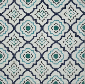 Blue Tiles Pillow