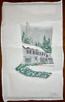 Snowy House Stocking
