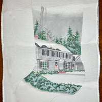 Snowy House Stocking