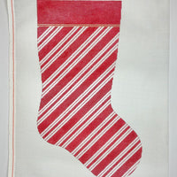 Red/White Striped Stocking