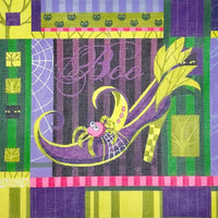 Witch Shoe Collage with stitch guide