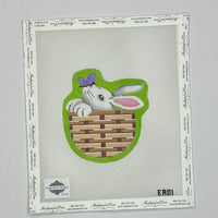 Bunny Basket on Green
