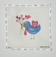 Blue Bird w/Hearts (print)
