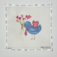 Blue Bird w/Hearts (print)