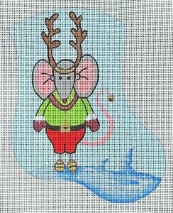 Reindeer Mouse Mini Sock