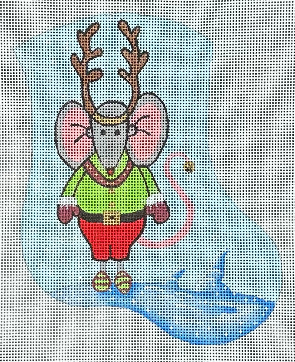 Reindeer Mouse Mini Sock