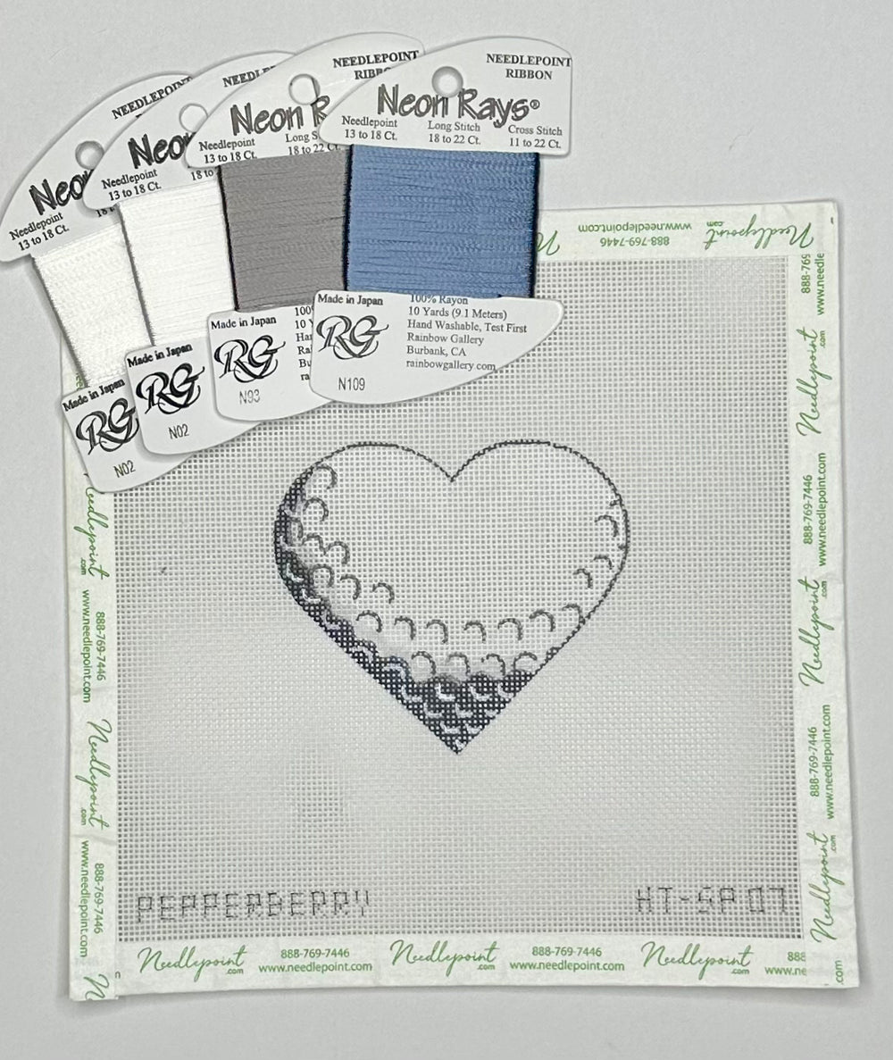 Golf Ball Heart with threads