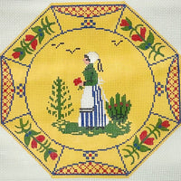 Girl Quimper Plate