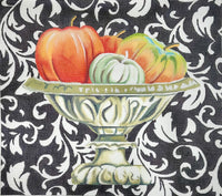 Elegant Pumpkins in Urn
