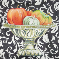 Elegant Pumpkins in Urn