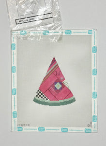 Quilted Watermelon with stitch guide