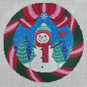 Wreath Snowman