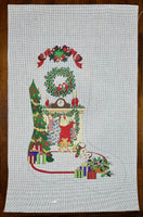 Girl at the Mantle Stocking
