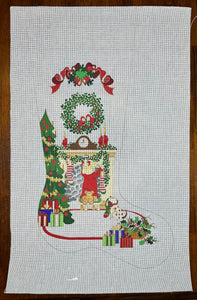 Girl at the Mantle Stocking