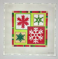 Red Snowflakes
