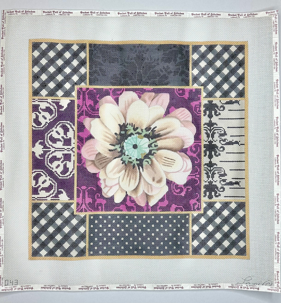 Black & White Collage | Needlepoint Destashing