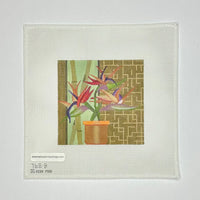 Potted Floral Square