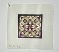 Stars in Diamonds Quilt Square
