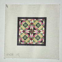 Stars in Diamonds Quilt Square