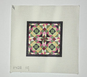 Stars in Diamonds Quilt Square
