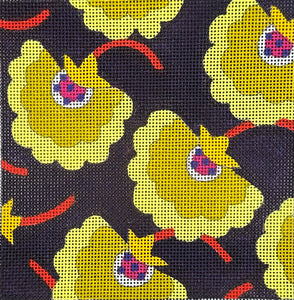 Yellow Fanned Floral