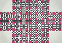 Black & White & Pink Ribbons Brick Cover
