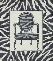 Animal Print Deco Chair
