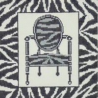 Animal Print Deco Chair