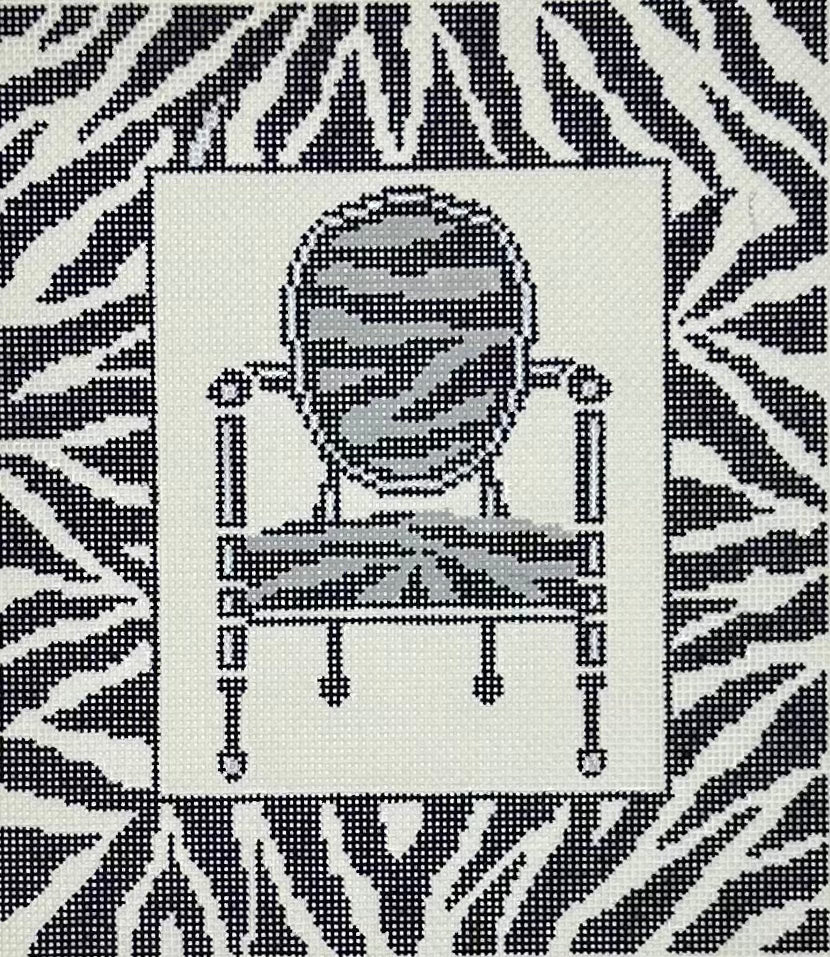 Animal Print Deco Chair