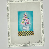 Pink Christmas Tree Topiary