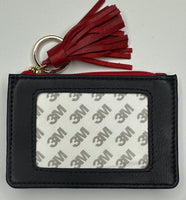 Self Finishing Butterfly Wallet - Navy/Red
