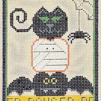 Halloween Danger Tag with stitch guide
