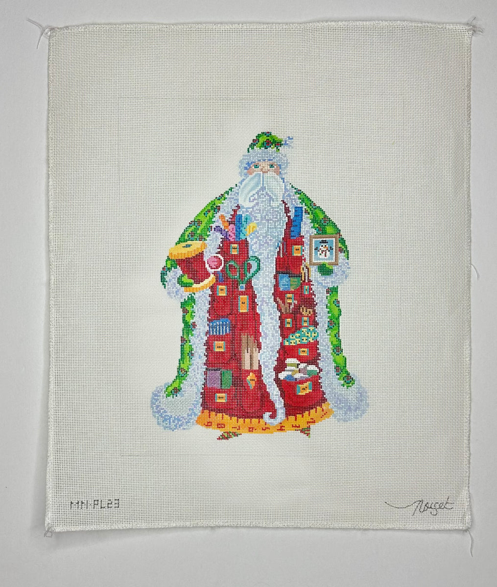 Stitching Santa | Needlepoint Destashing