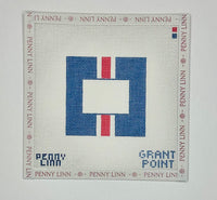 Blue Square Red/White Stripe Insert
