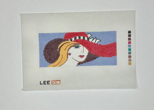 Lady with Red Hat Insert