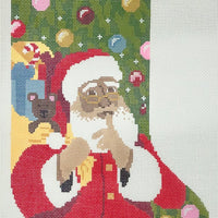 Jolly Old St Nick Stocking