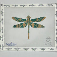 Dragonfly - Gold & Green