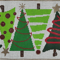 Six Christmas Trees