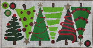 Six Christmas Trees