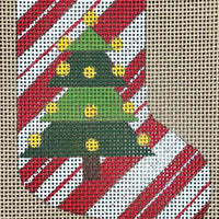 Tree and Stripes Mini Sock