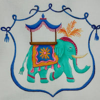 Monogram Crest - Elephant w/Howdah Chair