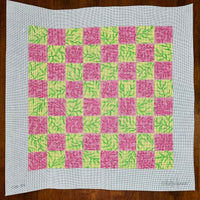 Chess/Checkers Board - Pink & Green