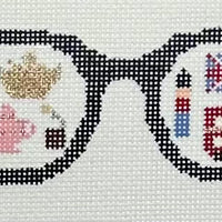 London Vacation Glasses with stitch guide