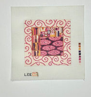 Art Deco Pink Circles
