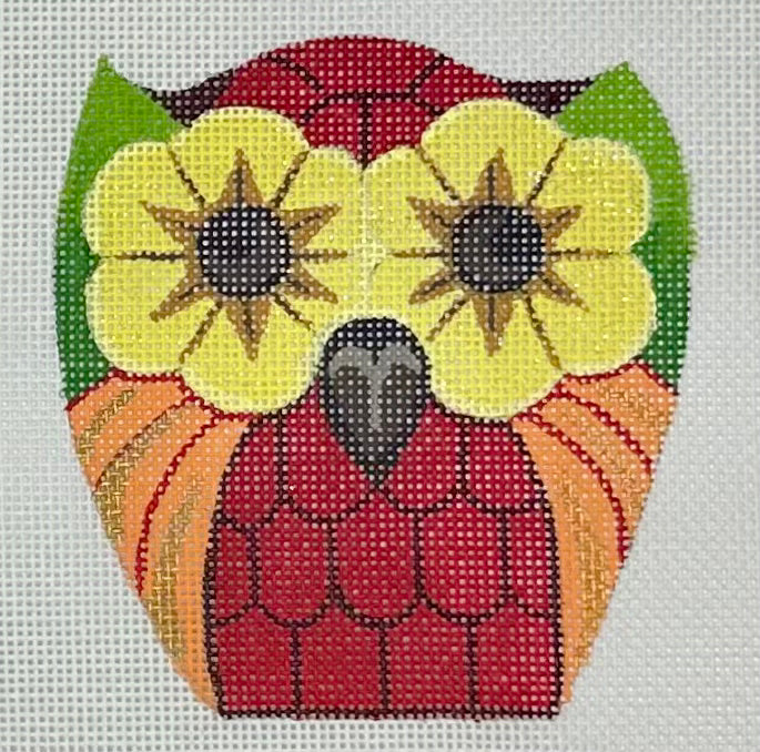 Owl with stitch guide
